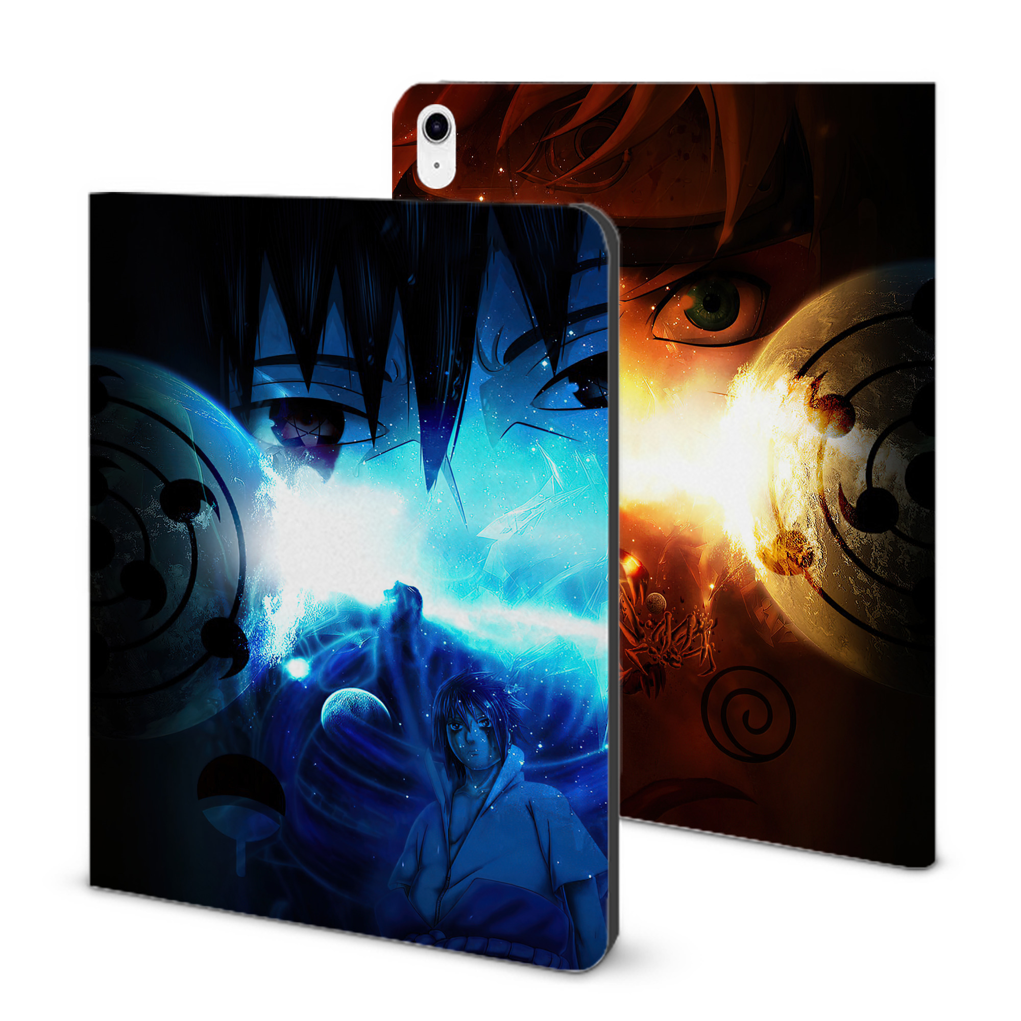（画像用） NARUTO -ナルト- NARUTO -ナルト- 疾風伝 IPad ケース ブック型 PUレザー TPU 耐衝撃 軽量 薄型 ペン収納なし 全面保護 IPad 各モデル対応